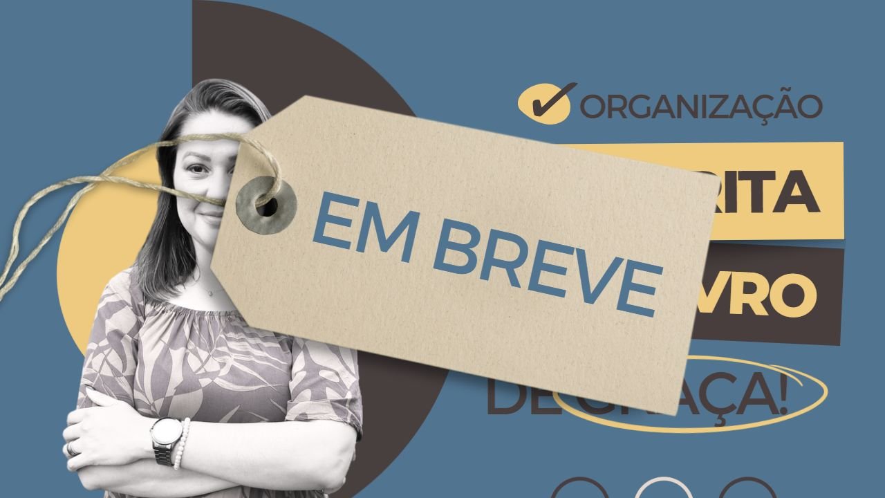 Organização da escrita do livro – EM BREVE